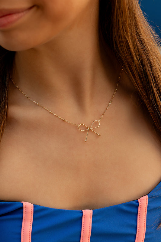 Bow Necklace